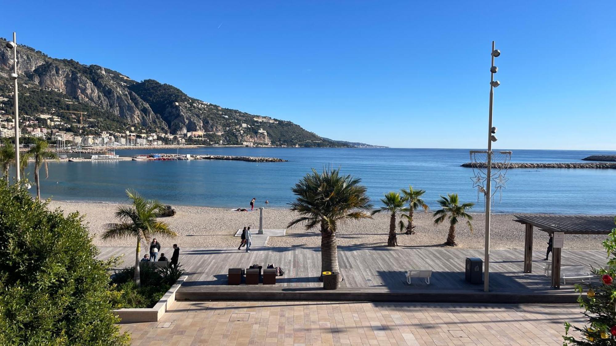 Studio Rue Pietonne Proche Plage Menton Exterior photo